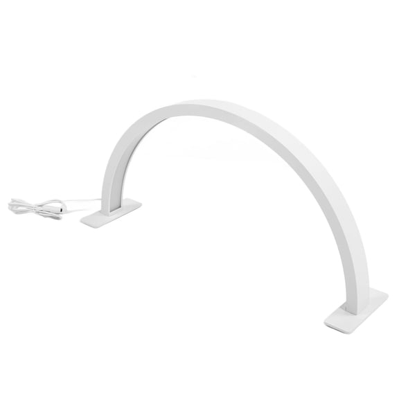 Half Moon Desk Lamp, 3 Color Temperature LED Half Moon Light For Eyebrow Tattooing US Plug