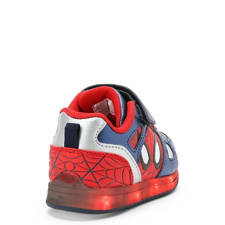 Spider-Man - Spiderman Light Up Casual Sneaker (Toddler Boys) - Walmart ...
