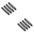 thumbnail image 3 of Speravity Protector Universal para puerta de coche, 4 Uds., tira anticolisión, barra ligera antiarañazos, pegatinas de parachoques de goma, Negro 2piezas, 3 of 6