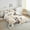 Orange Black White, variant on Pink and White Western Bedding Set,West Cowgirl Cowboy Horse Comforter Set Room Decor,Cactus Desert Quilt Bed Set Country Down Comforter 2Pcs