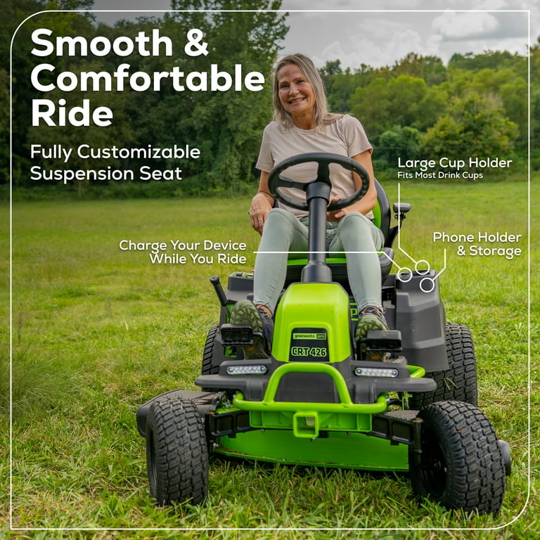 Battery operated ride on lawn mower hotsell