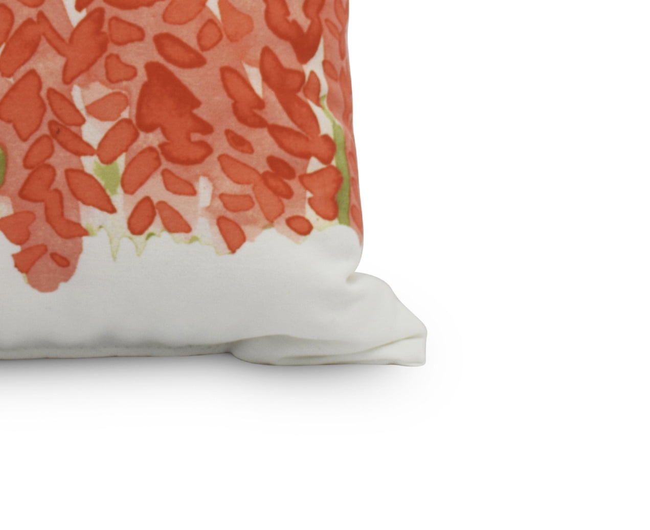 Simply Daisy's Flower Bell Bunch 16 inch Orange Decorative Floral Throw Pillow