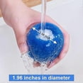 thumbnail image 3 of Pet Hair Remover for Laundry 6 Pcs Cute Bear Sponge Clothes Anti-Winding Adsorption Dryer Balls Laundry Reusable Blue/Orange, 3 of 5