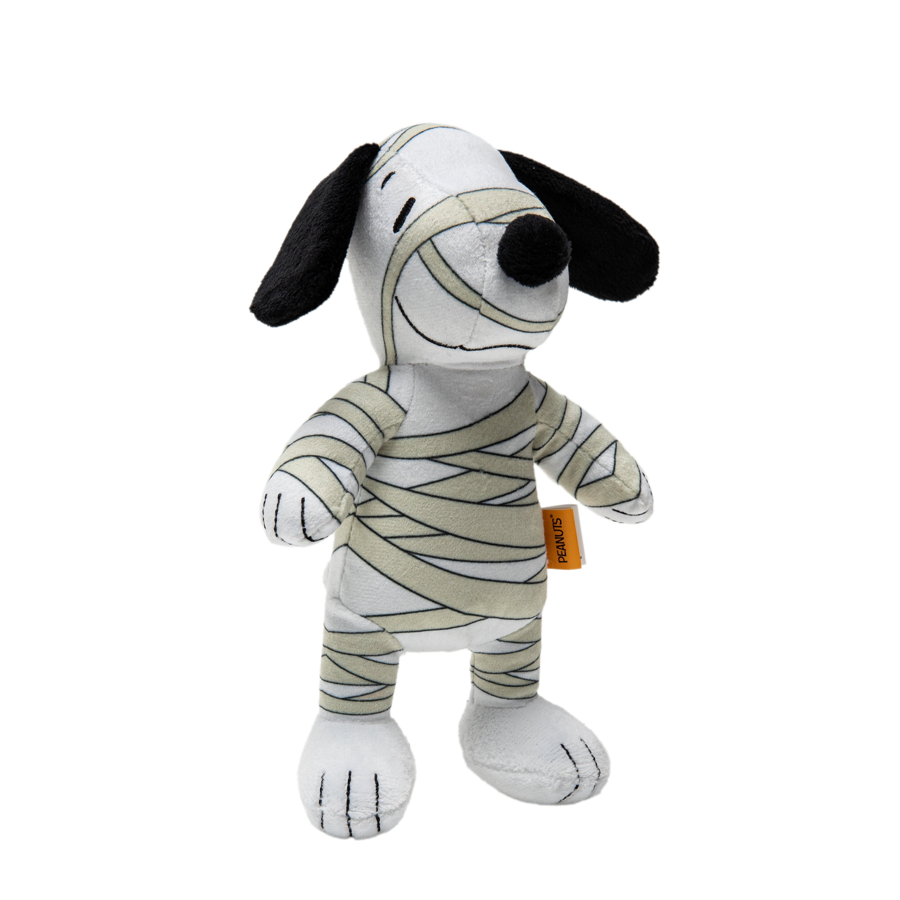 Peanuts Officially Licensed Snoopy Plush Dog Toy, Squeaky Dog Toys with Built-In Crinkle