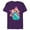 Purple, variant on Disney Princess Ariel, Rapunzel, and Aurora Gifts - Short Sleeve Blended T-Shirt for Adults - Customized-Yellow