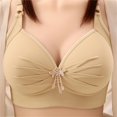 thumbnail image 4 of VISALY super gather bra wireless push-up bra, Women's Bra Full Support No Wire Seamless Wireless Breathable, Shapedly Bra Shapedly Back Smoothing Push-Up Bra Plus Size Wireless Bra, Beige,36, 4 of 4
