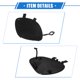 thumbnail image 5 of Tapa de agujero de ojo de gancho de remolque de coche compatible con Mercedes-Benz E400 2017-2018, parachoques delantero negro de plástico duradero, 5 of 7