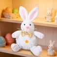 thumbnail image 4 of 7.5in Easter Bunny Plush Toy – Cute Holiday Figurine Decor for Party Table, Scene Props, Gift Topper, Soft Stuffed Rabbit for Spring Celebration Decoration, 4 of 5
