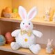 thumbnail image 4 of Conejito de Pascua de peluche, linda figura para fiestas navideñas, decoración personalizada, accesorio para escenas, figura de peluche., 4 of 7