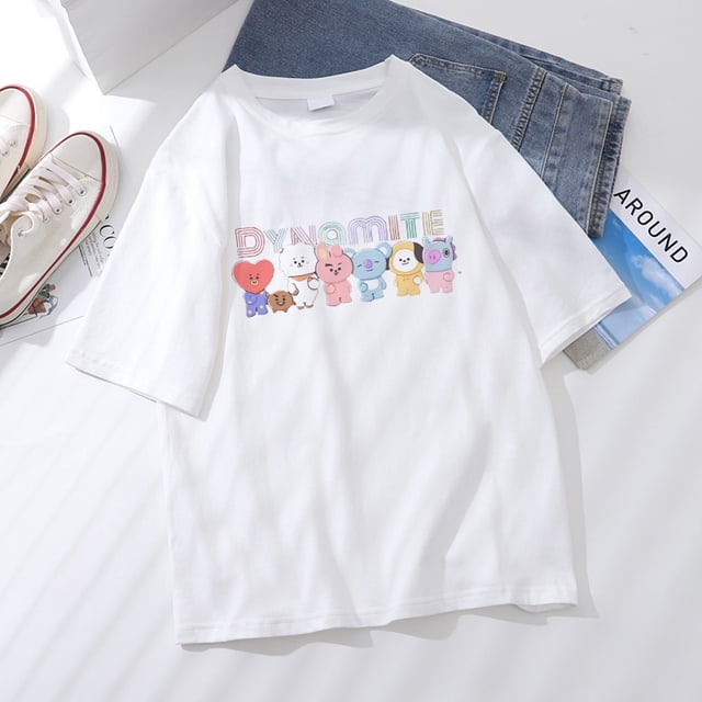 Playeras De Manga Corta Para Mujer Bts Korean Star Grouppangjing