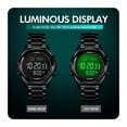 thumbnail image 2 of SKMEI Muslim Digital Watch for Prayer Qibla Compass Hijri Calendar Quran Bookmark City Selection Function Date Week Alarm Backlight 3ATM Waterproof Men Azan Watches Islamic Wristband Men's Gifts, 2 of 8