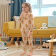 thumbnail image 5 of Dailycode Cotton Pajama Set Snug Fit Long Sleeve Top and Pants for 18M-8Y Candy Cane Gingerbread Man, 5 of 7