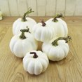 thumbnail image 5 of MZXELPRJD Pumpkins for Decorating Fake Pumpkins12 Pcs White Artificial Pumpkins Plastic Pumpkins for Halloween and Thanksgiving Party Table Centerpiece Autumn Home Decoration, 5 of 5