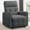 Dark Grey, variant on Korser Power Recliner Chairs for Adults with One-Touch Adjustment & Side Pockets for Living Room,Pewter