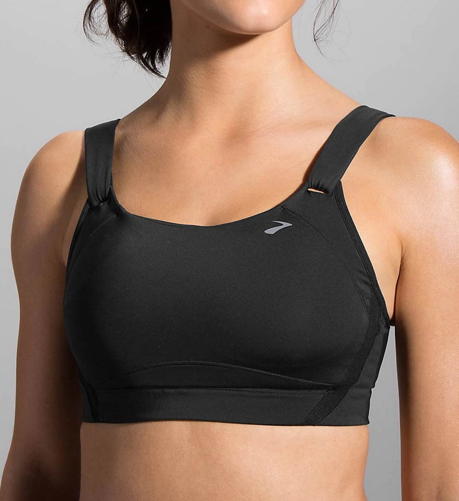 BROOKS Black Moving Comfort Jubralee High Impact Sports Bra US