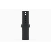 Apple Watch Series 11 [GPS + Cellular 42mm] Smartwatch with Slate Titanium Case with Black Sport Band - S/M