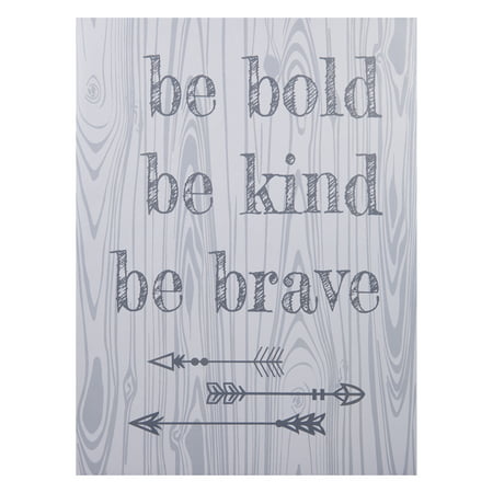 Be Bold, Be Kind, Be Brave Canvas Wall Art