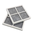 thumbnail image 1 of Riwesomey Filtro eficiente de 2 piezas para refrigeradores - Fácil de instalar Piezas de refrigerador duraderas y duraderas Refrigerador Artesanía, 1 of 6