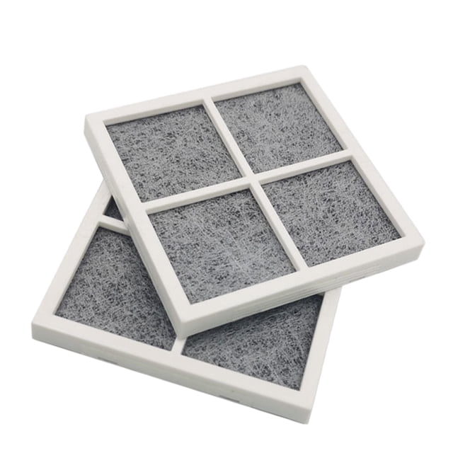 Riwesomey Filtro eficiente de 2 piezas para refrigeradores - Fácil de instalar Piezas de refrigerador duraderas y duraderas Refrigerador Artesanía