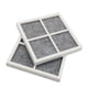 thumbnail image 1 of Riwesomey Filtro eficiente de 2 piezas para refrigeradores - Fácil de instalar Piezas de refrigerador duraderas y duraderas Refrigerador Artesanía, 1 of 6