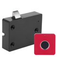 thumbnail image 1 of Smart Fingerprint Cabinet Lock Aluminum Alloy Electric Drawer Unlock Home Supplies Semiconductor Recognition Biometric 360 for Multiple Users, 1 of 8