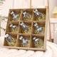 thumbnail image 1 of Decoraciones navideñas, juego de 9 bolas navideñas irregulares con forma de PET transparente, juego de colgantes para decoración del hogar, decoración del árbol de Navidad, bolas decorativas de plásti, 1 of 6