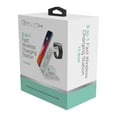 thumbnail image 3 of CJ Tech 15-watt 3-in-1 Qi Fast Wireless Charging Station - White, 3 of 5