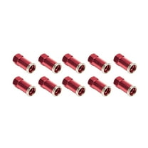 Allstar Performance QC Cover Nuts Long Red 10pk