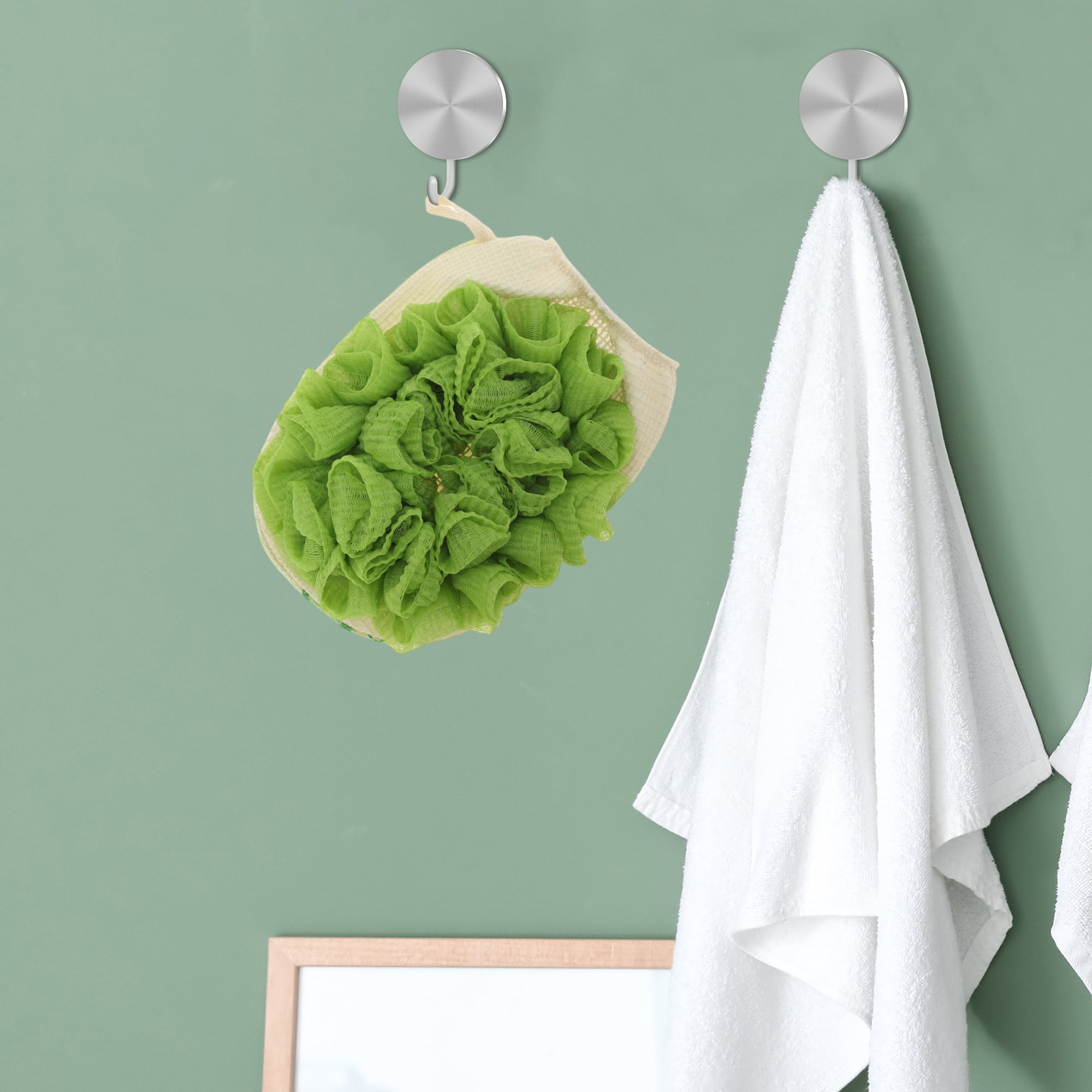 Unique Bargains Shower Gloves 7.48"x5.51" 1 Pc Green