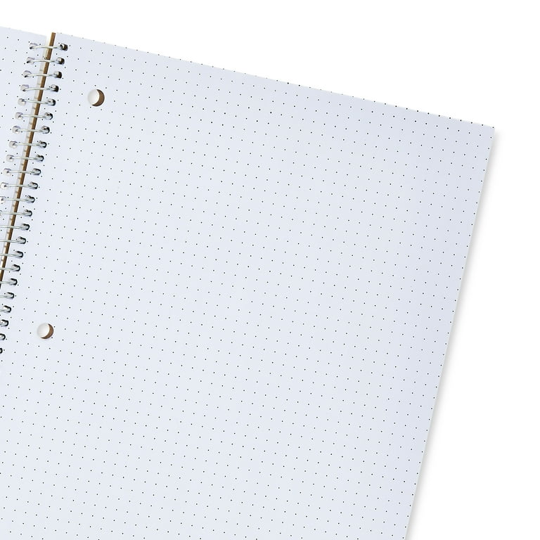 Pen+Gear 1 Subject Notebook, Dot Ruled, 8.5