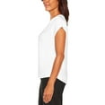 thumbnail image 3 of Banana Republic Women's V-Neck Front Pleat Relaxed Fit Blouse Top (White, 3X), 3 of 6