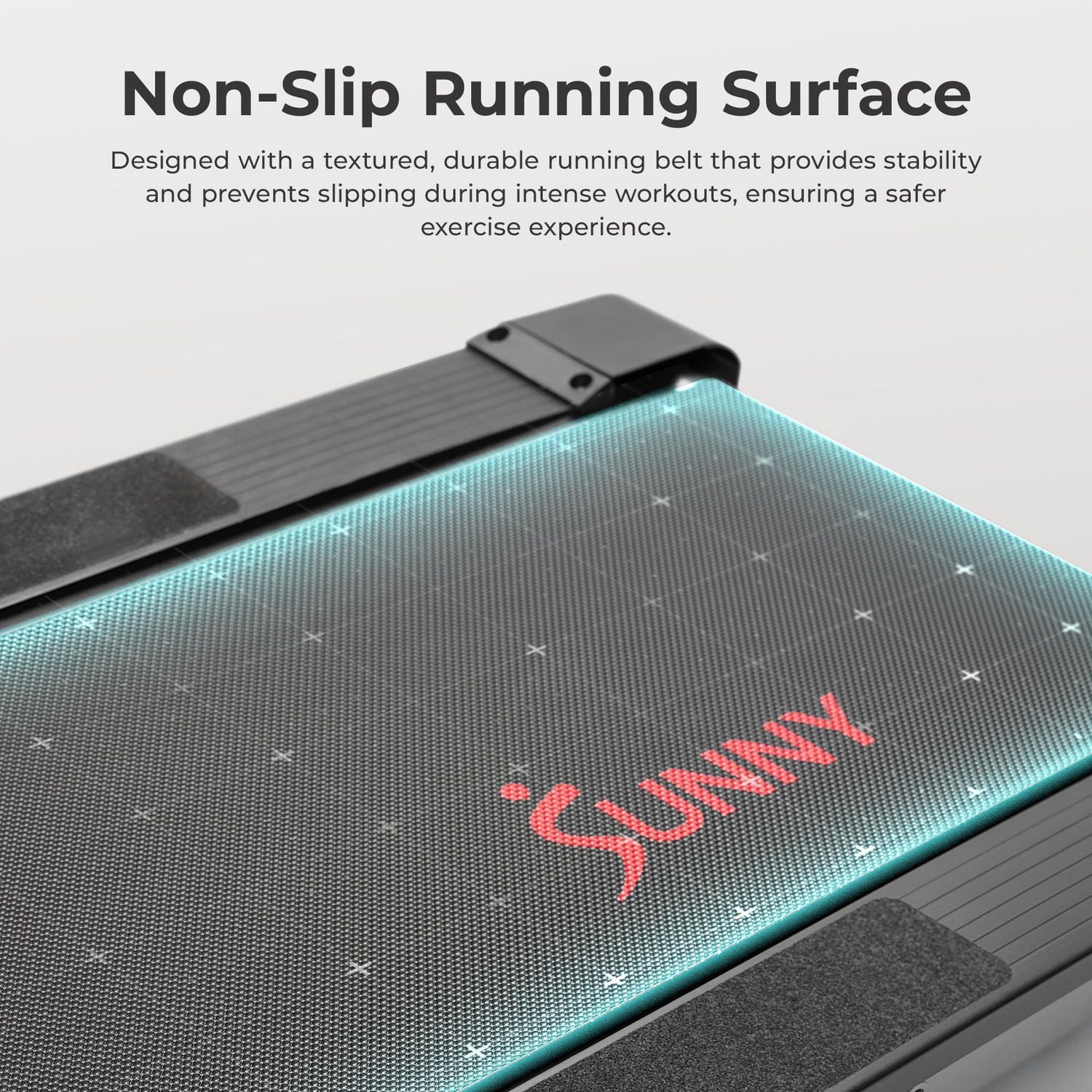 Sunny Health & Fitness Smart Manual Walking Treadmill, 300 LB Weight Capacity, Non-Electric, Fixed Incline, Compact & Foldable, Digital Monitor, Bluetooth Connection with SunnyFit App - SF-T1407SMART