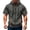 Grey, variant on Short Sleeve Hoodies for Men Summer Fall Drawstring Loose Hooded Sweatshirt with Pockets Casual Zip Up Jacket Outerwear