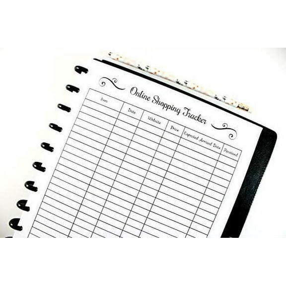 Online Shopping Tracker for 11 Disc Planners
