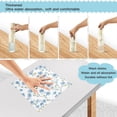 thumbnail image 3 of Yayeee 6 Pack Kitchen Dish Cloths for Washing Dishes Soft Absorbent Microfiber Towels, Forget Me Not, 3 of 9