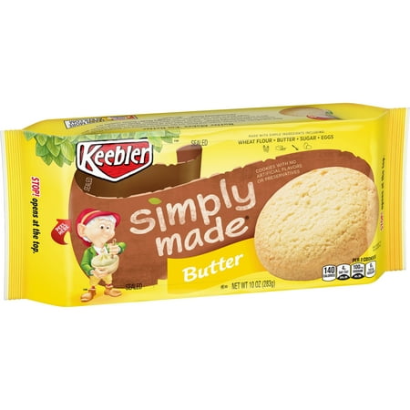 (2 Pack) Keebler Simply Made Butter Cookies 10 oz.