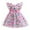 Pink, variant on Edvintorg 2-10Years kid clothes girl Princess Dress Toddler Girls Net Yarn Flowers Mesh Print Bow Ruffles Birthday Party Gown Dresses vestidos