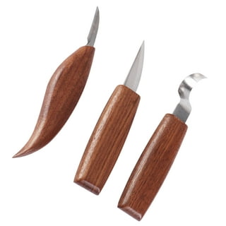 JJ CARE Wood Carving Kit - Premium Wood Whittling Kit 10 Wood Blocks + 12  SK2 Carbon Steel Tools - Beginner Whittling Kit for Kids and Adults