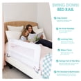 thumbnail image 6 of Regalo Double Sided Bed Safety Rail with Metal Frame for Toddlers, 6 of 11