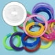 thumbnail image 4 of 2 carretes de filamento 3D pequeños, soportes de almacenamiento para filamentos de impresora 3D, soporte para carretes de filamento, cable de extensión pequeño, accesorios para talleres, transparentes, 4 of 8