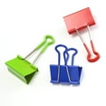Pen + Gear EasyGrip Binder Clips, Assorted Colors and Sizes, 100 Count