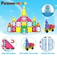 thumbnail image 4 of Azulejos magnéticos PicassoTiles PT06, 101 piezas con estuche de almacenamiento, 3+, 4 of 7
