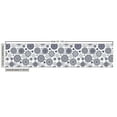thumbnail image 2 of Oriental Fabric by the Yard, Monochromatic Illustration with Mandala Inspired Medallion Motif, Decorative Upholstery Fabric for Chairs & Home Accents, Dark Night Blue and White by Ambesonne, 2 of 4