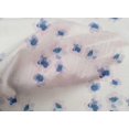 thumbnail image 4 of oneOone Cotton Cambric Teal Blue Fabric Flower Watercolor Sewing Material Print Fabric By The Yard 56 Inch Wide, 4 of 4