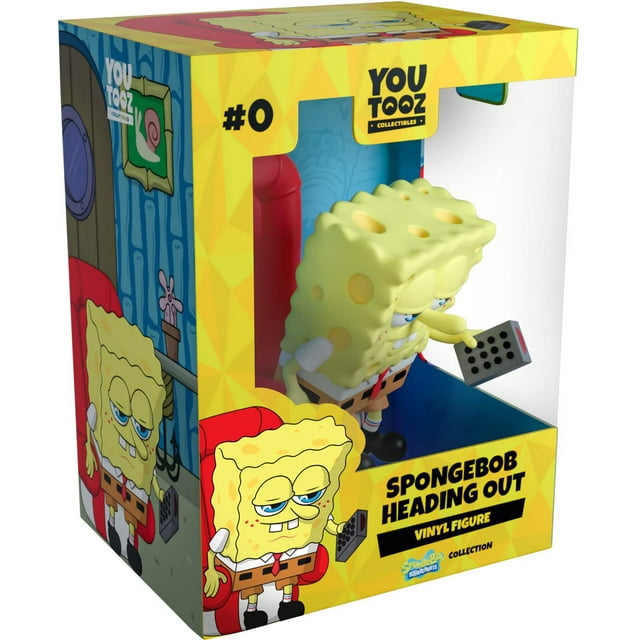Figura de vinilo de la colección Youtooz de Bob Esponja Heading Out de 7,62 cm