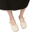 thumbnail image 3 of Sngxgn Flats Dress Shoes Comfortable Slip on Walking Flats(Beige,41), 3 of 6