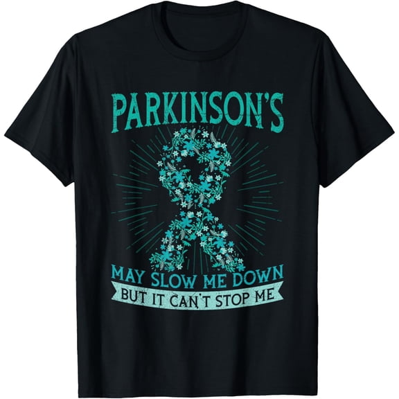 Parkinson's Design for a Guy with parkinson's disease T-ShirtMen and women can wear, black T-shirts, gifts. Age: M,L,XL 2XL, 3XL, 921XL