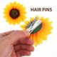 thumbnail image 3 of 6 horquillas con diseño de girasol, elegantes pinzas para el pelo, pinzas para el flequillo, adornos para el cabello, 3 of 7