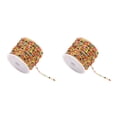thumbnail image 1 of Ounissouiy Cadena confiable de acero inoxidable con cuentas de esmalte coloridas y duraderas para la fabricación de joyas, amplia gama de colores Oro+Color 2Conjunto, 1 of 6