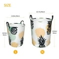thumbnail image 3 of ZICANCN Laundry Basket Organizer, Tropical Pineapple Colorful Print Collapsible Hamper for Bathroom Bedroom Laundry Room, Small Size, 3 of 7